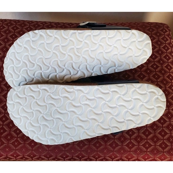 Birkenstock Women's Thong Navy Leather Sandals, Size 39 US Women 9 - Picture 6 of 9